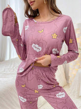 Load image into Gallery viewer, Cloud Print Lounge Pajama Set
