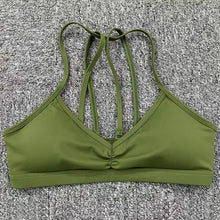 Load image into Gallery viewer, New Sports Bra Women Gym Yoga Sport Bra Bralette Mujer Brassiere Sport FemWhite Blue Navy Workout Top Red Pink
