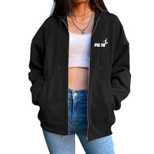 Load image into Gallery viewer, New in Women Tracksuit Trend Printing Hooded Sweatshirts Pants 2Pcs Set Casual Zipper Overcoat Suit Daily Clothing Autumn Winter
