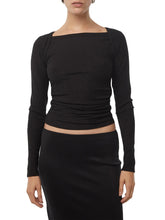 Load image into Gallery viewer, Boat Neck Crop Tee
