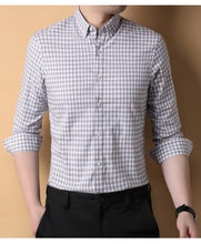 Load image into Gallery viewer, Premium Cotton Checkered Slim Shirt
