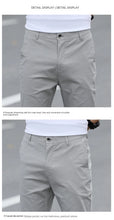 Load image into Gallery viewer, Men's High-Quality Chinos -Cotton Casual Trousers - Breathable Straight Pants (Sizes w28-w40)
