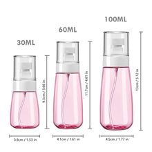 Load image into Gallery viewer, Travel Spray Bottle, Mini Refillable Small Spray Bottles with Fine Mist Nozzle for Hair Face Water Alcohol Plants, 1pcs 30ml
