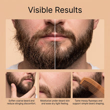 Load image into Gallery viewer, Beard care cream is gentle, smooth, refreshing, fragrant, caring for rough and hard whiskers, soft and sticky, easy to spread cr
