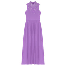 Load image into Gallery viewer, Shiny Lyrical Rhinestone Maxi Dress
