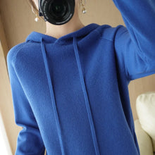 Load image into Gallery viewer, Soft Knit Hooded Pullover Sweater
