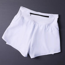 Load image into Gallery viewer, Women's 2 in 1 Shorts with Pockets - Lightweight Breathable Loose Anti-Disclosure Split Side for Yoga Running Gym
