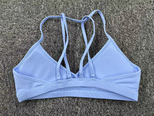 Load image into Gallery viewer, New Sports Bra Women Gym Yoga Sport Bra Bralette Mujer Brassiere Sport FemWhite Blue Navy Workout Top Red Pink
