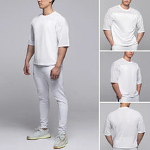 Load image into Gallery viewer, 2023 Summer Gym T-Shirts fitness Oversized Breathable Men T Shirt High Quality Bodybuilding Men Clothes Top Tee
