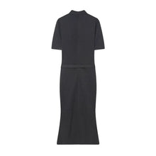 Load image into Gallery viewer, Elegant Belted Casual Midi Dress
