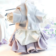 Load image into Gallery viewer, Fashion Autumn Winter Outfit Pet Dog Clothes Woolen Tutu Skirt Pet Coat Dog Dresses Teddy Bear Cat Princess Skirt for Small Dogs
