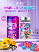 Load image into Gallery viewer, 40pcs Mix Hair Vitamin Capsules Repairing Maltreated Frizzy Hair Silky Moisturizing Hair Oil Smoothing Nourishing Hair Care
