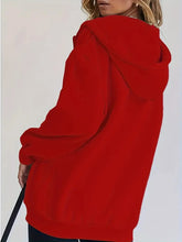 Load image into Gallery viewer, Printed Fleece Zip Hoodie Jacket
