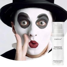 Load image into Gallery viewer, Professional White Face Foundation Matte Light White Blending Pure White Brightening Makeup For Cosplay Gothic Makeup Found
