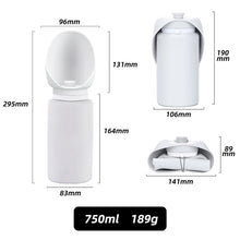 Load image into Gallery viewer, Pet Travel Folding Water Cup Silica Gel Mini Walking Dog Outdoors Large Capacity Pocket For Dog Go Out Pet Supplies Accessories
