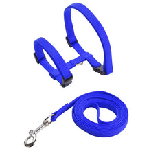 Load image into Gallery viewer, Adjustable Pet Cat Collar For Cats Cozy Nylon Rabbit Kitten Kedi Harness Leash Set Dog Cat Accessories Products For Pets
