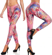 Load image into Gallery viewer, Women's Leggings Sport Gym High Waist Tights Pants Casual Slim Printed Fitness Yoga Raises Butt Girl Leggings
