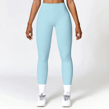 Load image into Gallery viewer, Fitness Leggings High Rise Hip Lift Brushed Soft Material For Ladies Outdoor Elastic Slim Fit Outer Wear Sports Tight Pants
