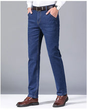 Load image into Gallery viewer, 2025 Men's Jeans Casual Stretch Classic Blue Black Denim Pants Men's Texture Jeans Versatile Item Interprets Denim Fashion offic
