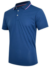 Load image into Gallery viewer, 2025 Hot Sale Men's Summer Casual Breathable Comfortable Polo Shirt Men's Solid Color High Quality Short Sleeve T-Shirt
