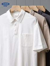 Load image into Gallery viewer, Heavyweight Cotton Pocket Summer Polo
