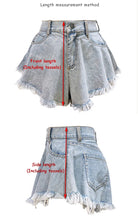 Load image into Gallery viewer, Women Denim Shorts Jeans Summer Beach Clothing Feminino Wide Leg Loose Short Femme Pantalones Cortos Ropa Mujer Fashion Clothes
