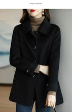 Load image into Gallery viewer, Minimalist French Wool Blend Coat
