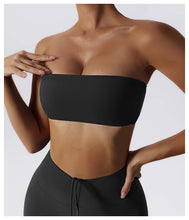 Load image into Gallery viewer, Sports Bra Sport Top Woman Gym Underwear Strapless Bustier Breathable Elastic Workout Tops Fitness Training Brassiere Yoga Bras
