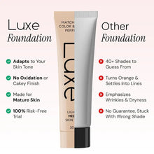 Load image into Gallery viewer, Luxe Skin Tone Matching Concealer Foundation, Waterproof Full Coverage Makeup to Hide Blemishes &amp; Even Skin Tone Long Lasting
