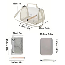 Load image into Gallery viewer, Portable Bird Travel Bag With Stand &amp; Removable Straps Breathable Design Suitable for Small Pets and Birds Parrots Hamsters
