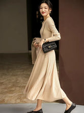 Load image into Gallery viewer, Merino Knit A-Line Dress
