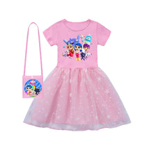 Load image into Gallery viewer, Rainbow Princess Cute Girls Dress
