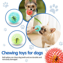 Load image into Gallery viewer, Pet dog toy, rubber tennis ball, prick ball, squeaking, grinding teeth, relieving boredom, accompanying various dogs of all size
