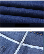 Load image into Gallery viewer, Men Fashion Straight Jeans Men 2025 New Stretch Slim Fit Pants Comfortable Soft Business Denim Trousers Male Brand Clothing
