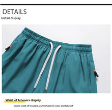 Load image into Gallery viewer, New Men's Sports Casual 3/4 Shorts With Ice Silk Lightweight Sweat-absorbing Outdoor Quick Drying Running Fitness Loose Pants
