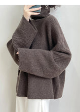 Load image into Gallery viewer, Elegant Merino Turtleneck Knit Sweater
