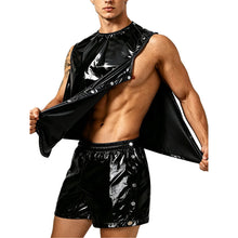 Load image into Gallery viewer, Mens Special Needs Waterproof Sweat Tracksuit Tank Tops And Sides Buttons Boxer Shorts Two Pieces Outfit Adaptive Clothing
