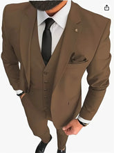 Load image into Gallery viewer, Notch Lapel Three-Piece Suit
