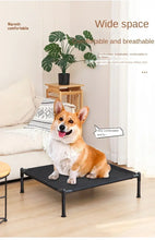 Load image into Gallery viewer, Elevated Pet Bed Dog Cat  Folding Pet Camping Bed Cat Dog House Portable Removable Washable Four Seasons Cats Kennel Puppy Beds
