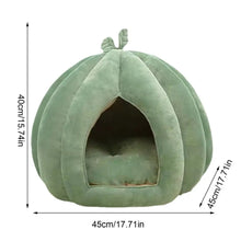 Load image into Gallery viewer, Cat Beds For Indoor Cats Pumpkin Cat House Enclosed Cat Bed Cat Cave Thickened Halloween Pet Bed Cat Hideaway For Kittens Small
