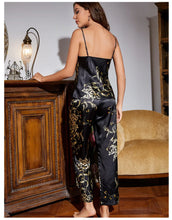 Load image into Gallery viewer, Cherry Satin Long Pajama Set
