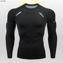 Load image into Gallery viewer, Gym Fitness T Shirt Men's Short Sleeve Summer Boxing Jersey Legging Men Rashguard Compression Pants Quick Dry Tight T-Shirts Men

