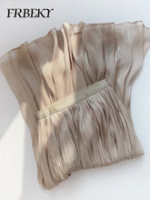 Load image into Gallery viewer, Elegant Pleated A-Line Midi Skirt
