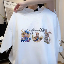 Load image into Gallery viewer, Women T-Shirts Loose Streetwear Unisex Fun Dog Printing Short Sleeve Cotton Girl Tees Female Top Summer 2026
