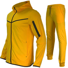 Load image into Gallery viewer, Luxury Brand Men Tracksuits 2-piece Set Black Sports Suit Tracksuits Jogging Men's Clothing Sweatpants Zip Sweatshirts Techwear
