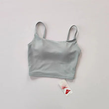 Load image into Gallery viewer, Small Sling Vest Integrated Fixed Gathering Sports Underwear Women's Bra Beauty Back Training Fitness Bra Summer Clothing
