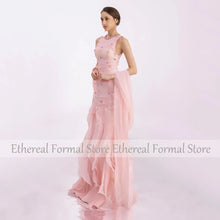 Load image into Gallery viewer, Beaded Mermaid Formal Evening Gown

