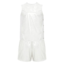 Load image into Gallery viewer, Mens Special Needs Waterproof Sweat Tracksuit Tank Tops And Sides Buttons Boxer Shorts Two Pieces Outfit Adaptive Clothing
