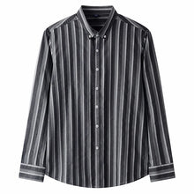 Load image into Gallery viewer, Striped Plaid Cotton Slim Shirt
