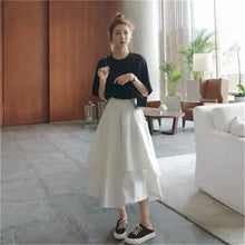 Load image into Gallery viewer, Skirts Pants Women Autumn Solid Asymmetric Trendy Design Simple High Waist Korean Elegant Leisure All-Match Streetwear Chic Ins
